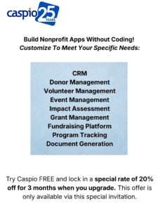 caspio discount offer no link