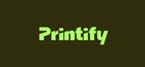 printify logo rectangle green